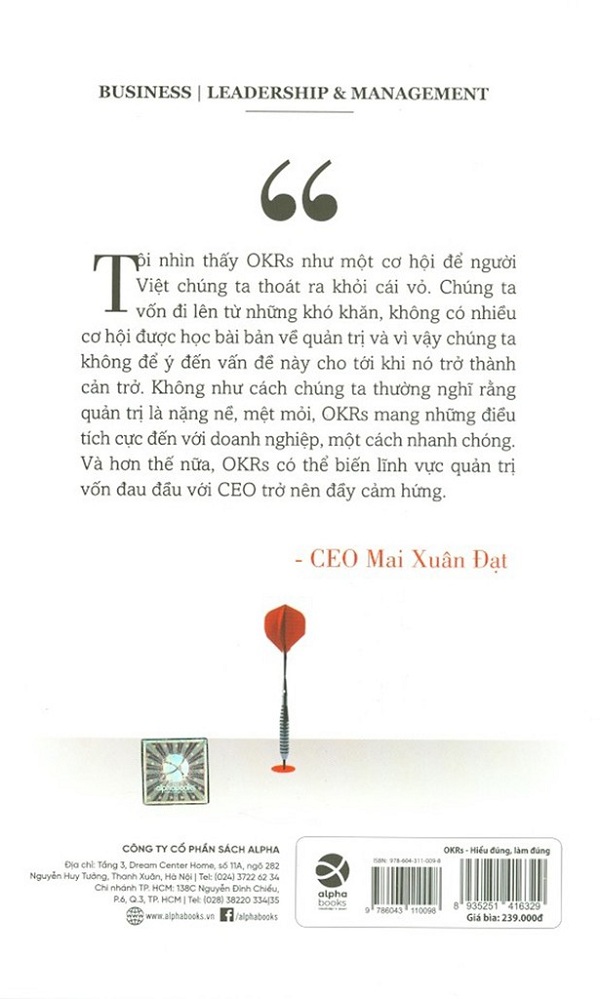 OKRs - Hiểu Đúng, Làm Đúng