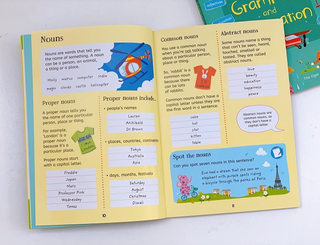 Sách Usborne - First Illustrated Grammar and Punctuation