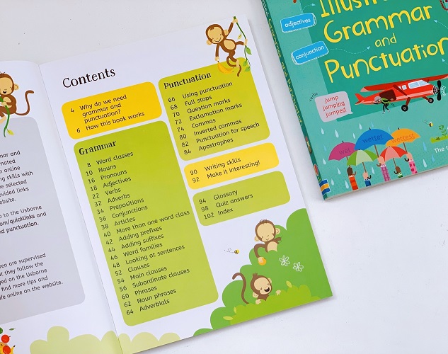 Sách Usborne - First Illustrated Grammar and Punctuation