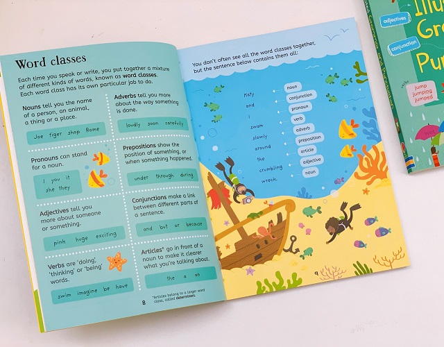 Sách Usborne - First Illustrated Grammar and Punctuation