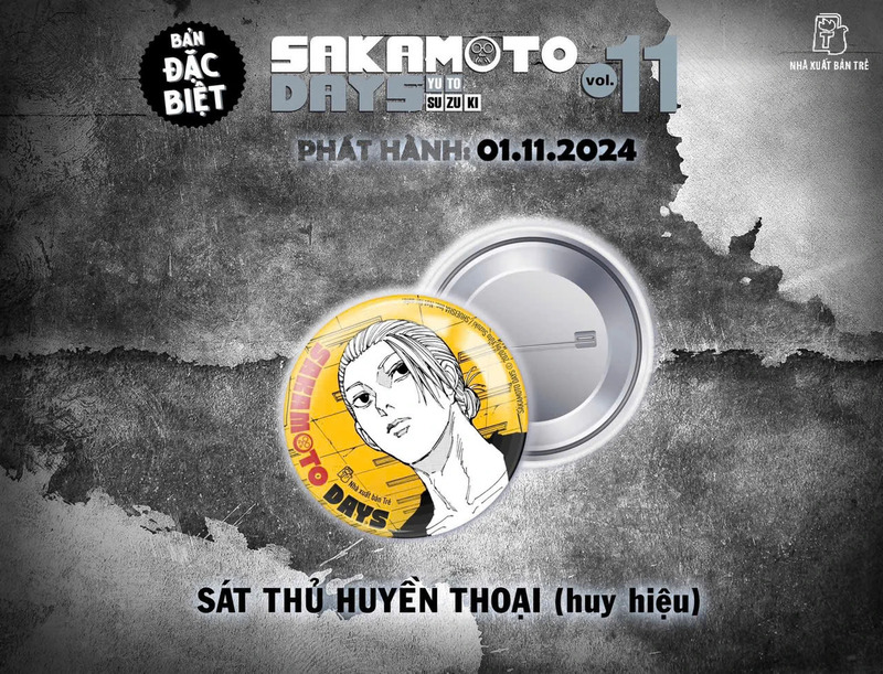 Sakamoto Days - Tập 11 (Bản Đặc Biệt - Tặng Kèm Obi + Huy Hiệu + Set 3 Card Đổi Nền + Standee Lắp Ghép)