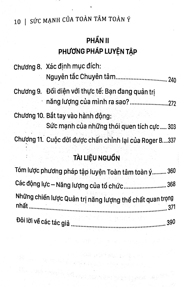 Sức Mạnh Của Toàn Tâm Toàn Ý