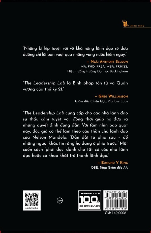 The Leadership Lab - Bí Quyết Lãnh Đạo Trong Kỷ Nguyên Số