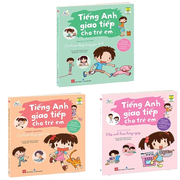 Combo Tiếng Anh Giao Tiếp Cho Trẻ Em (Bộ 3 Cuốn)