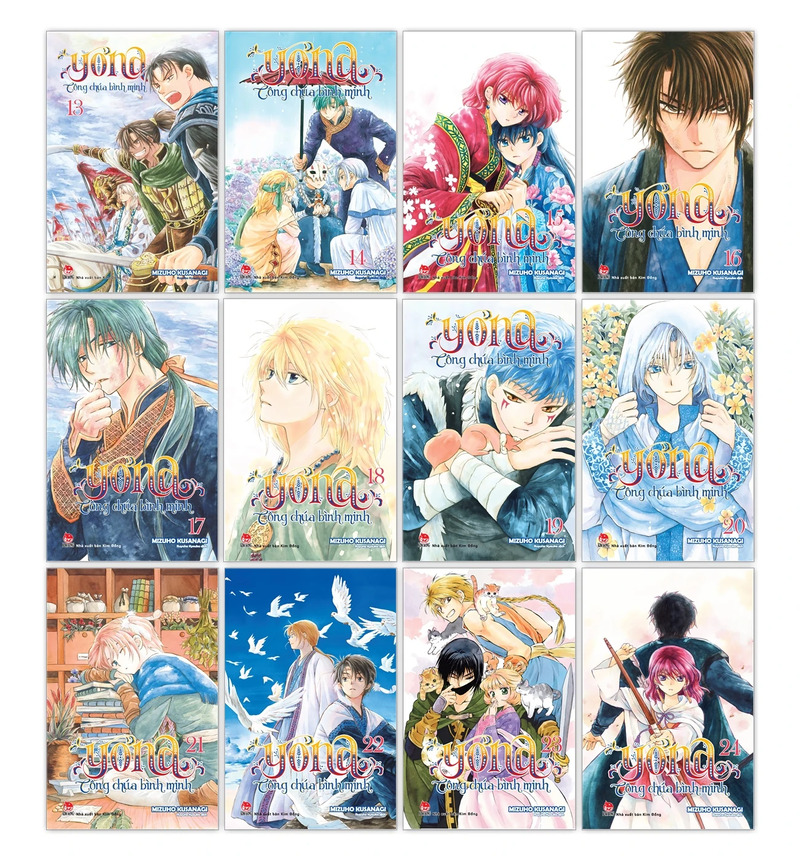 Combo Manga - Yona - Công Chúa Bình Minh: Tập 13-24 (Bộ 12 Tập) (Tái Bản 2024)