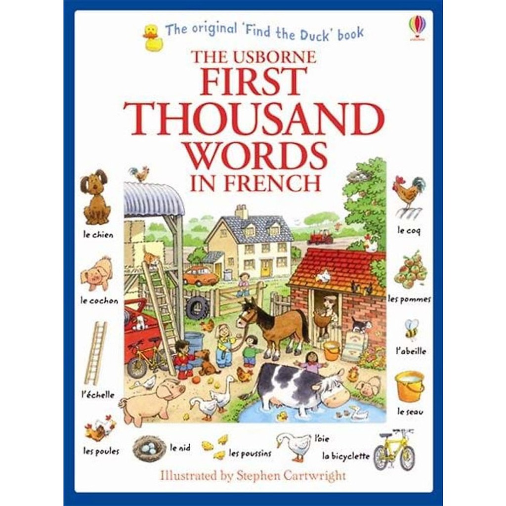 Sách Tiếng Pháp Cho Trẻ Em - The Usborne First Thousand Words in French