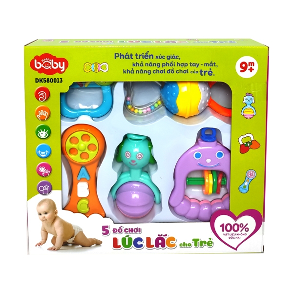 5 Đồ Chơi Lúc Lắc Cho Trẻ - Duka DK580013